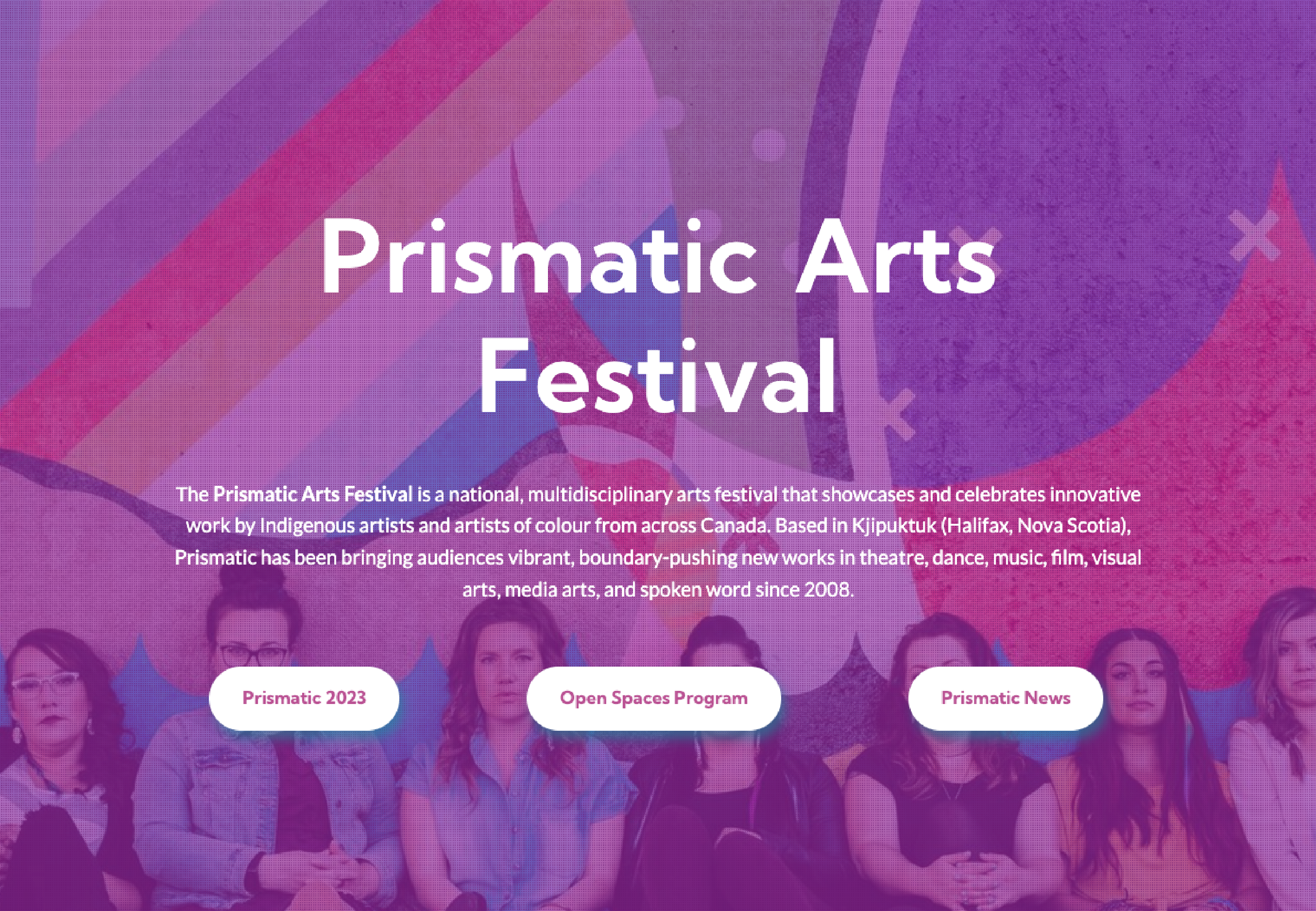 Project Screenshot: Prismatic Arts Festival